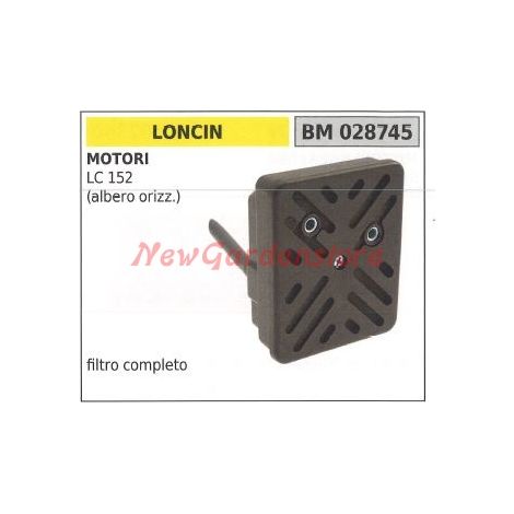 Filtro aria per LONCIN motore albero orizzontale LC 152 028745