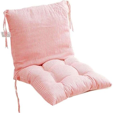 Coussin de siège, coussin de chaise de bureau, coussins de chaise de bureau pour le dos et les fesses, coussins de chaise monobloc avec dossier, coussin de chaise en peluche douce et épaisse, pour cha