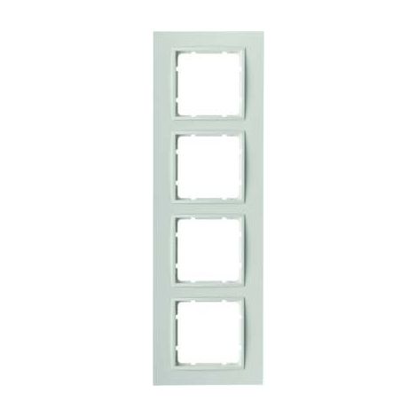 Berker B7  Cadre 4 éléments blanc polaire mat 10146919