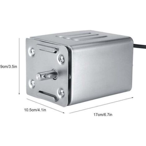 Moteur pour barbecue rotatif électrique, ensemble barbecue rotatif en acier inoxydable, capacité de charge 50-70 kg, prise européenne standard, 220 V (1/3)