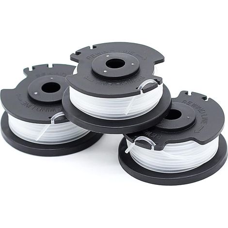 Lot de 3 bobines de fil pour débroussailleuse Einhell GE-CT 18/28 Li Bobine de fil de rechange (longueur : 5 m, diamètre : 1,6 mm) (1/5)