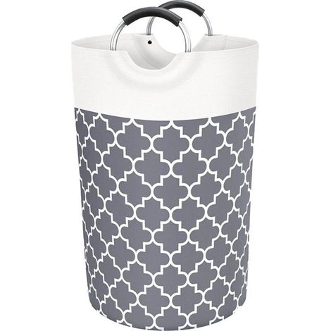 1pc Gris 82L Panier Armoire Bac Linge Panier Linge Corbeille A Linge Panier A Linge Panier Linge Sale Panier A Linge Armoire De Rangement Laundry Basket Bac De Linge Sale (1/4)