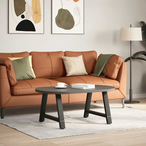 Maison Exclusive - Couchtischbeine A-Form 2 Stk. Schwarz 70x(42-4