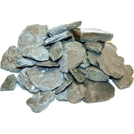 Paillis d'ardoise gris-vert argenté 30/60 - 20kg