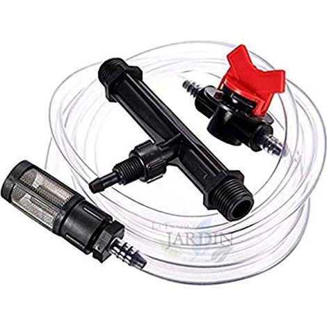 Injecteur Engrais Venturi - 1 Unité - Plastique - Débit 34-279 L/h - Irrigation Agricole - Filetage 1 Pouce (1/5)