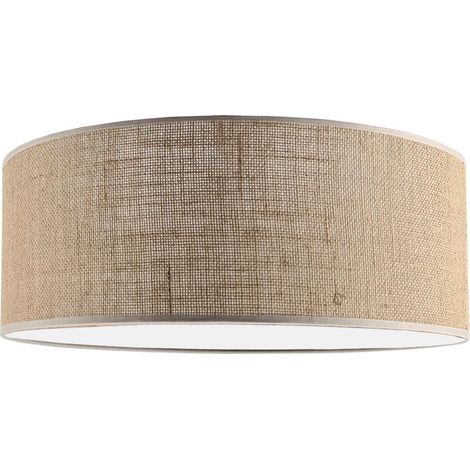 Plafoniera tonda Ø50 1 luce E27 juta/bianco Lamego Shilo (1/2)