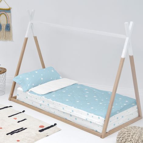 Little star Saco nórdico 90x200 cm (Cama 90) Sin relleno Azul (1/5)