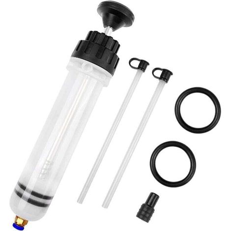 Seringue d'aspiration d'huile 200ml seringue de Liquide de Frein,extracteur de Liquide d'huile, extracteur de Liquide et Pompe de Remplissage,Liquide de Refroidissement.. (1/4)