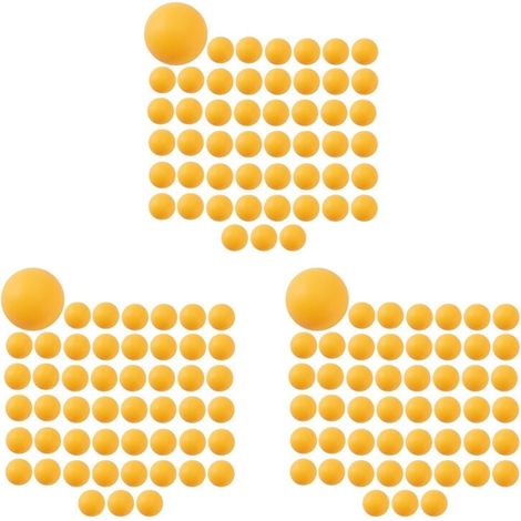 Lot De 150 Balles De Ping Pong Orange Sans Couture Qualité Supérieure Pour Entraînement Avancé (1/4)