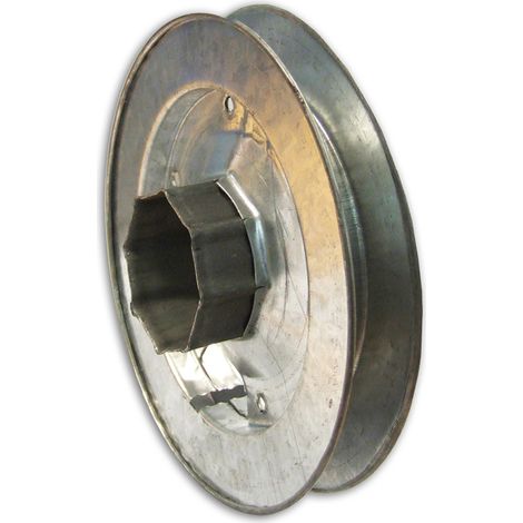 Puleggia ottagonale per rullo ferro Ø 200 mm.