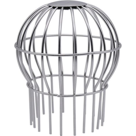 Protezione per grondaie in acciaio inox 304 – Filtro per pluviali rotondi da 3 pollici (6,6–9,9 cm), protezione da foglie e detriti