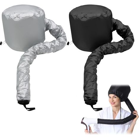 2er-Pack verstellbare Haartrocknerkappen zum Trocknen, Locken, Stylen und Pflegen Ihres Haares (1/5)