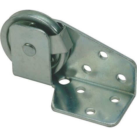 Groom – Poulie renvoi d'angle P5073 – Diamètre galet 50 mm – Fixation par vis tête fraisée – Pour applications de traction directionnelle (1/2)