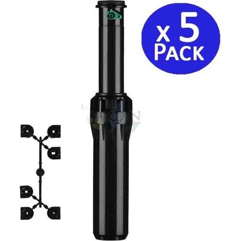 Hunter I-25-04 1"-Bewässerungsregner  5er-Pack versenkbare Gartenregner 11,9–21,6 m  Professioneller Rasensprenger