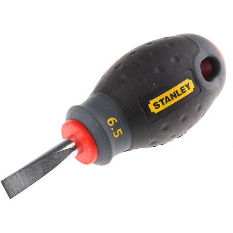Tournevis Stubby Stanley, pour vis Fendu 6.5 mm ( Prix pour 1 )