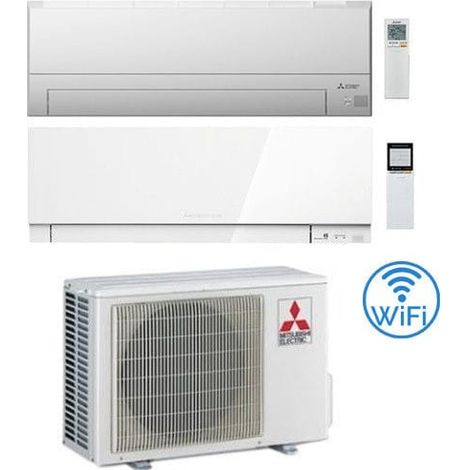 Climatiseur Mitsubishi MSZ-BT + Kirigamine Zen Wifi White Double Split Inverter 9000 + 15000 BTU avec U.E. MXZ-2F53VF classe A+++/A++ NOUVEAU (1/5)