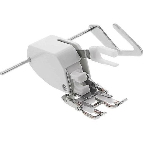 Pied-de-biche ouvert avec guide réglable, compatible avec les machines à coudre basses - Brother, Singer et autres (1/5)