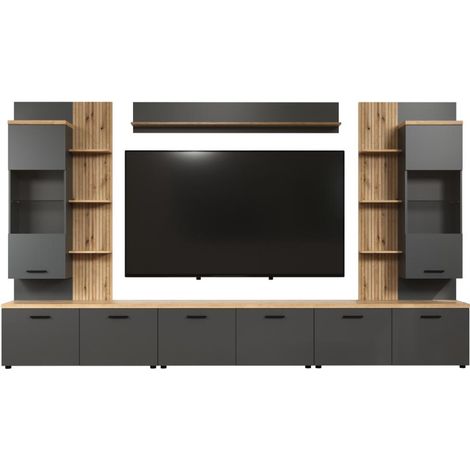 Baggio Regalsystem 6 Teile Antracit.