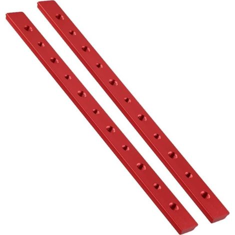 2 Pack de Glissières Rail en T pour Scie Table, Défonceuse et Outils Travail du Bois, 100-450 mm Alliage d’Aluminium (300 mm) - 300 (1/5)