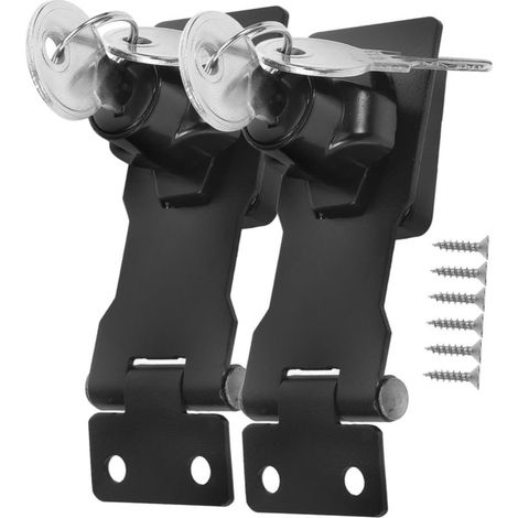 Lot de 2 verrous porte en acier inoxydable pour placards et (1/5)