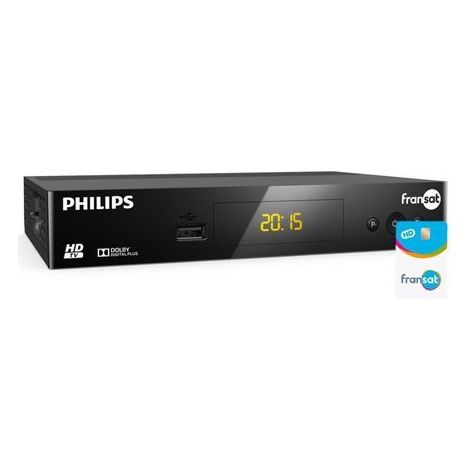 PHILIPS Récepteur TV satellite HD + Carte FRANSAT PC6 Eutelsat 5W (1/2)