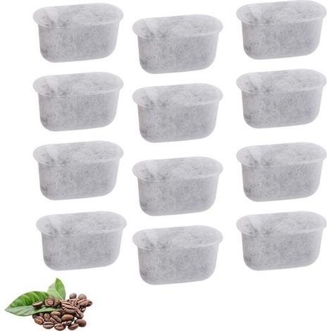 Set da 12 pezzi di filtri per l'acqua a carbone attivo, filtri per caffè riutilizzabili, ricambi per filtri dell'acqua, filtri per l'acqua per macchine da caffè espresso, Cuisinart (1/5)