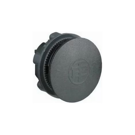 Telemecanique ZB5SZ3 Contraventana redonda Harmony para unidad de Ø22 mm - negra