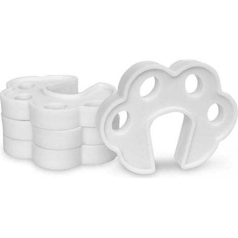 Butée de porte - 4 pièces - Pince de porte - Siliconen - Butée de porte de sécurité enfant - Protection de porte - Protection de poignée de porte - Butée de poignée de porte - Universel - 10 × 7,7 cm  (1/5)