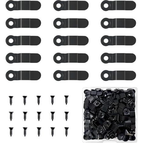 Metall-Fotorahmen mit Drehverschluss - Schwarz - 100 Stück (1/5)