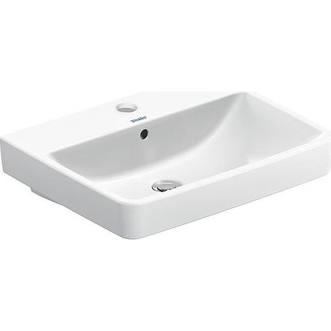 Duravit No.1 Waschtisch, 1 Hahnloch, mit Überlauf, 600x460mm, (1/5)