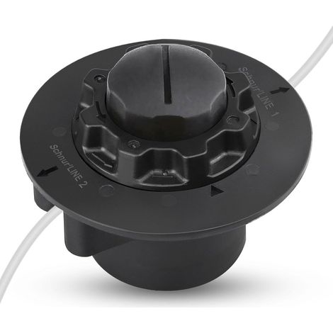 Convient pour tête C5-2 pour débroussailleuse STIHL FS40, FS45, FS46, FS50, FSE60, tête de coupe JRISBO Autocut C 5-2, bobine, pièces de rechange, accessoires pour tête de coupe C5.2 (1 paquet) (1/5)
