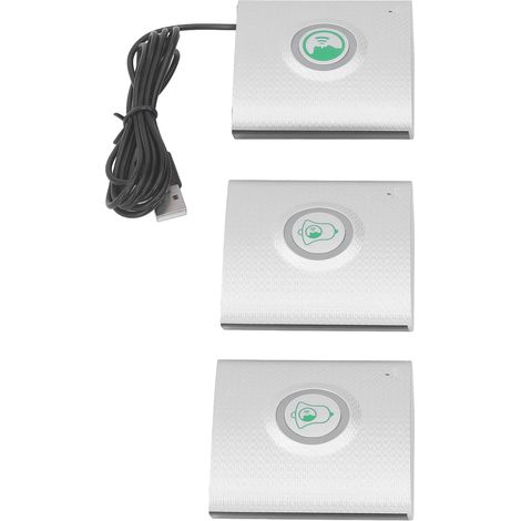 Externes, internes Gerät, bidirektionale Audio-Türsprechanlage mit großer Reichweite, 433 MHz, drahtlose Türsprechanlage für die Hausüberwachung, silberfarben (1/5)