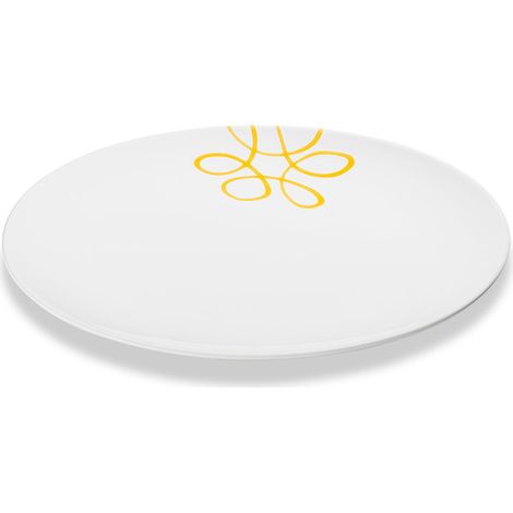 Gmundner Ceramics Pur Flamed Yellow, fuente ovalada (33x26cm)