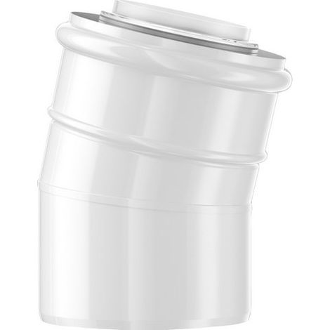 Bosch Accessoires d'évacuation des gaz FC-CE60-15 Coude air/gaz d'échappement 15 Gr, d:60/100 mm, 7738112529