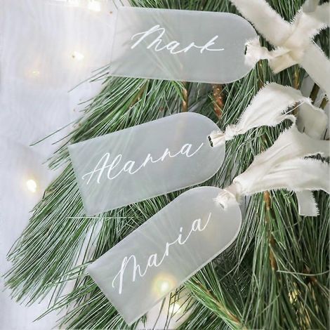 70 marque-places vierges en acrylique dépoli pour mariage, étiquettes transparentes pour arche, plaques nominatives, plans de table, marquage des places à faire soi-même (1/3)