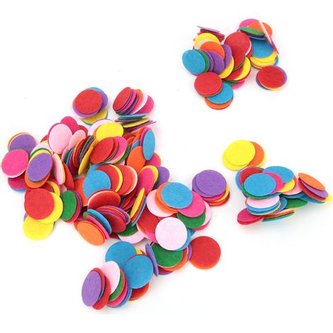 Rondelles feutre rondes 4cm 200 pièces décoration table mariage fête confettis accessoire DIY (1/5)
