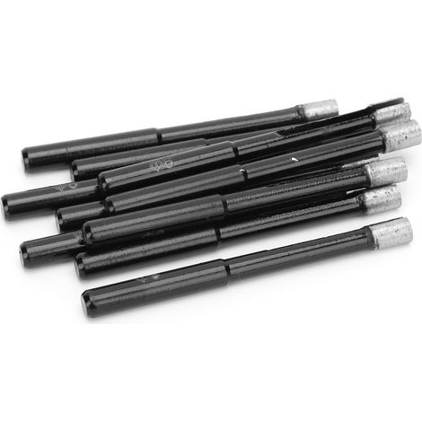 10 forets diamantés de 6 mm pour carrelage, marbre et granit. (1/5)