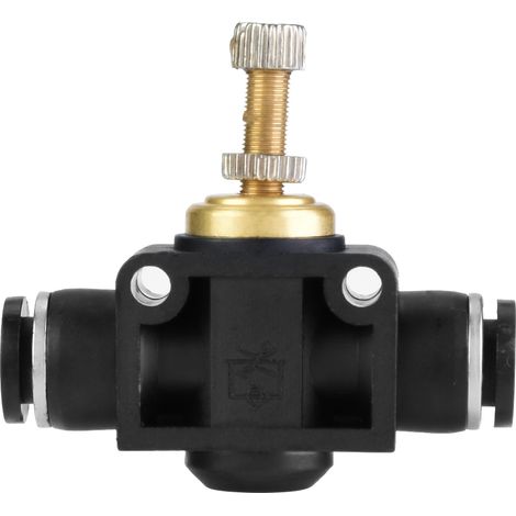 Raccord pneumatique en T régulateur de débit d'air 4/6/8mm tube valve de contrôle pour tuyau (1/5)