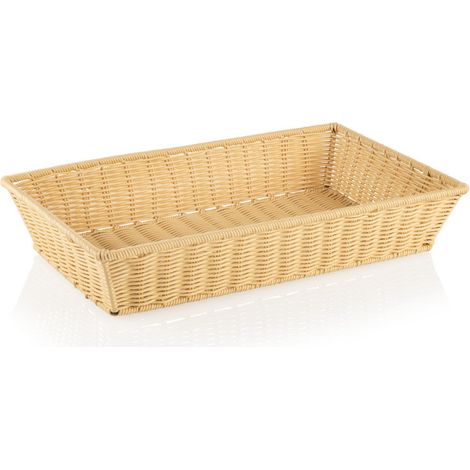 Panier GN 1/1 beige polypropylène inox 18/10 WEAVER PRO - Was Germany (1/2)
