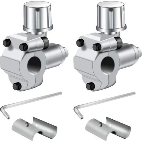 2 Pièces Kits de valve de perçage BPV-31 Valve de robinet de réfrigérateur compatible avec tuyau de tuyau de diamètre extérieur 1/4", 5/16", 3/8" pour climatiseurs HVAC (1/5)