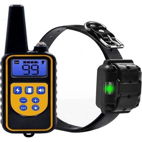 Collier électrique de dressage de chien télécommandé étanche 800 m (1/5)
