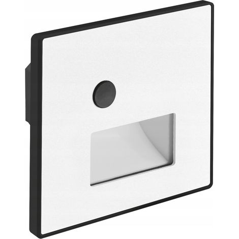 Struhm Square Treppenleuchte mit PIR-Vektor-CCT-Bewegungssensor, 1 Stück.