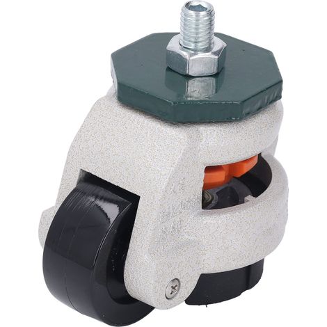 Roulette à tige de nivellement M12 robuste et réglable avec poignée à cliquet pour équipement de Machine d'établi 51mm OD (1/5)