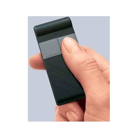 Télécommande / Emetteur 868.3Mhz 2 canaux pour Moteur LIMUS Berner Bouton Bleu (1/2)