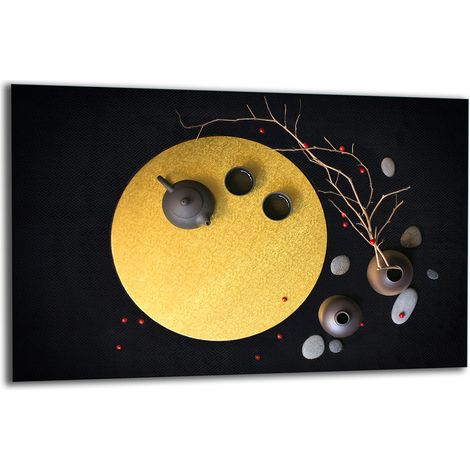 PLAQUE DE PROTECTION EN VERRE POUR CUISINIÈRE 80x52 CUISINE (1/5)