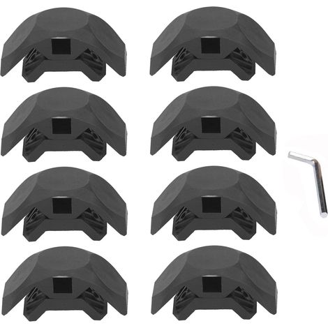 8 pinces d'angle rapides en bois pour assemblage de meubles, connecteurs de panneaux à angle droit, lot de 8 (1/5)