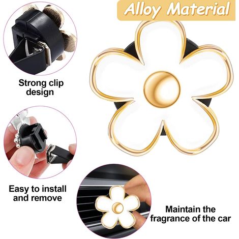 Clip Pour Grille D Aeration De Voiture - Plastique Synthetique - Decoration Interieur Auto - 8 Unites (1/5)