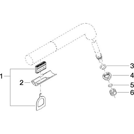Dornbracht 90282226100-00 Bec de robinet Pièces de rechange