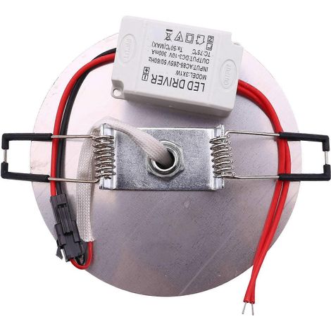 Plafonnier LED 4X pour couloir, éclairage cristal pour salon, plafonnier LED, éclairage pour entrée/balcon, 3W (1/5)