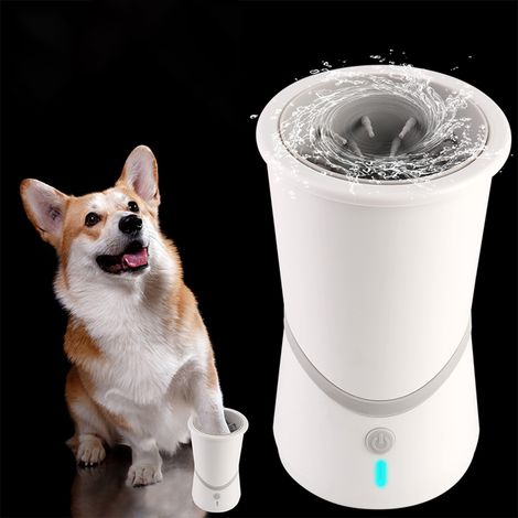 Automatischer Pfotenreiniger mit USB-Ladefunktion, Silikon-Pfotenwaschbecher für Hunde und Katzen (1/5)